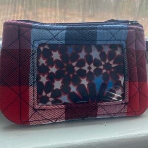 Vera Bradley Plaid Key & Card Holder